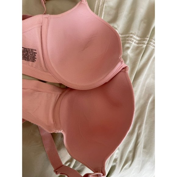 FOTL Pink Full-Coverage T-Shirt Bra - 34DD - Picture 7 of 9
